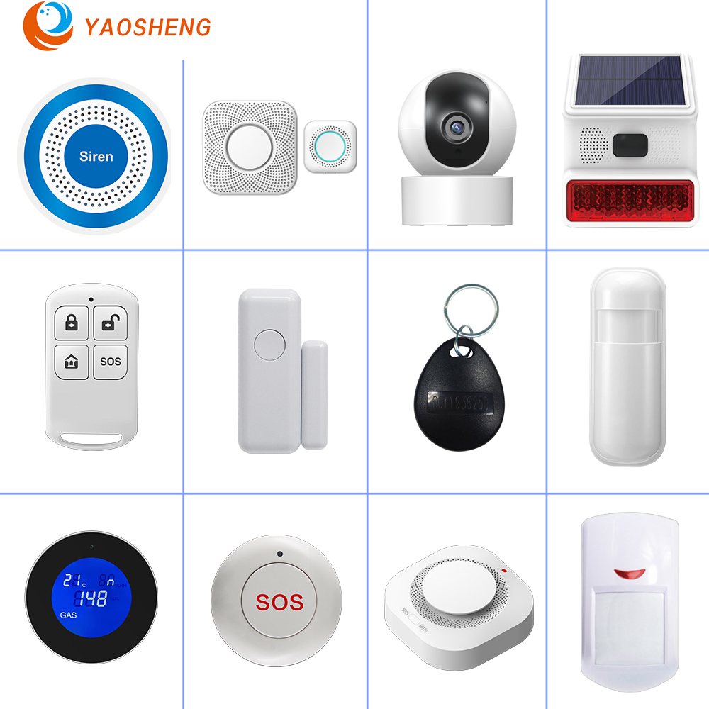 Sim Gsm Alarm - Home Inbreker Alarmsysteem Draadloze bewegingssensor Detector