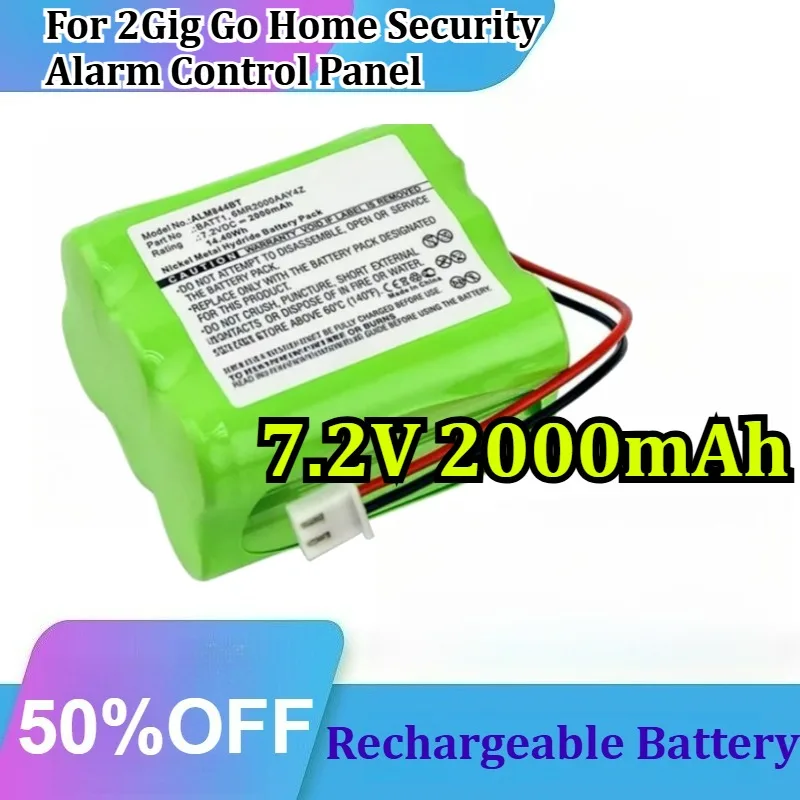 Home Security Battery Replacement - voor 2Gig Go Home Security Alarm