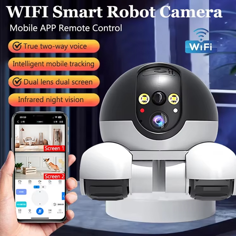 128GB WIFI Robotcamera Dubbele - Home Security Robot recensie en prijs
