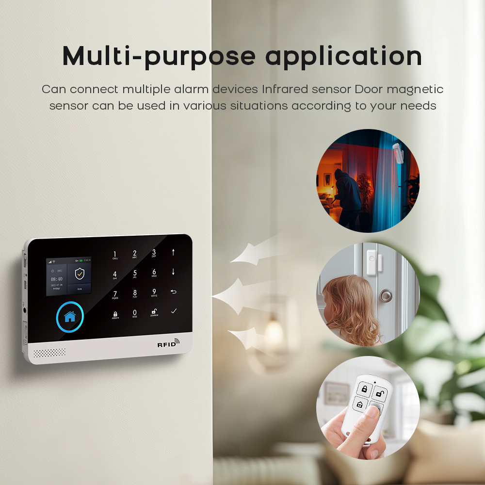 4G GSM Wifi Draadloos Alarmsys - Home Security Front Door Camera recensie en prijs